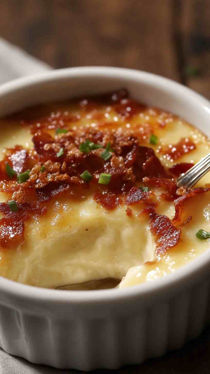 Vanilla Custard with Crispy Pancetta
