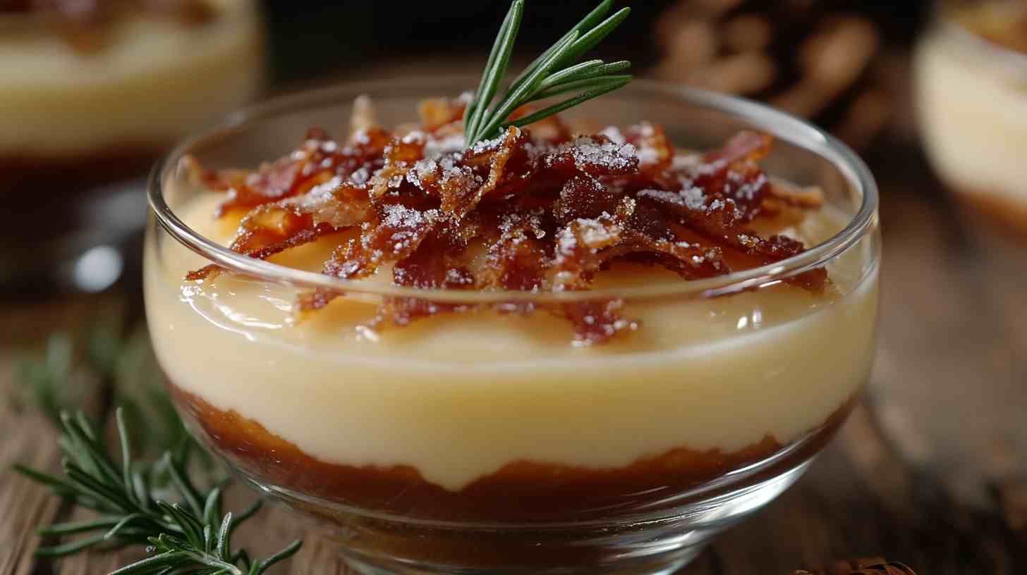 Vanilla Custard with Crispy Pancetta