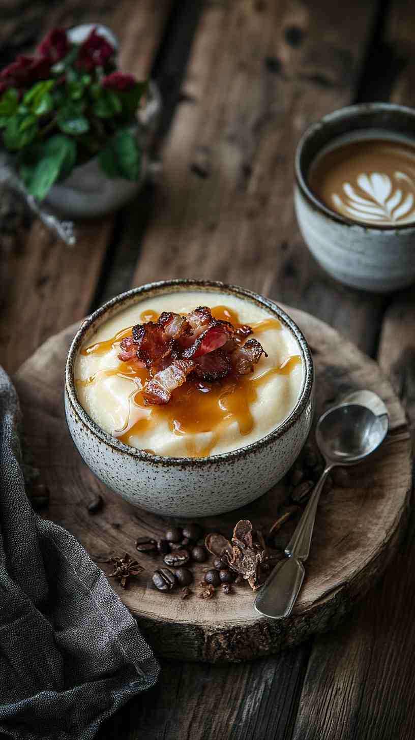 Vanilla Custard with Crispy Pancetta