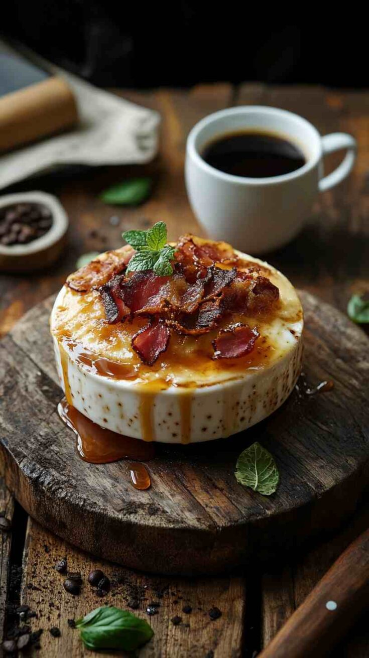 Vanilla Custard with Crispy Pancetta