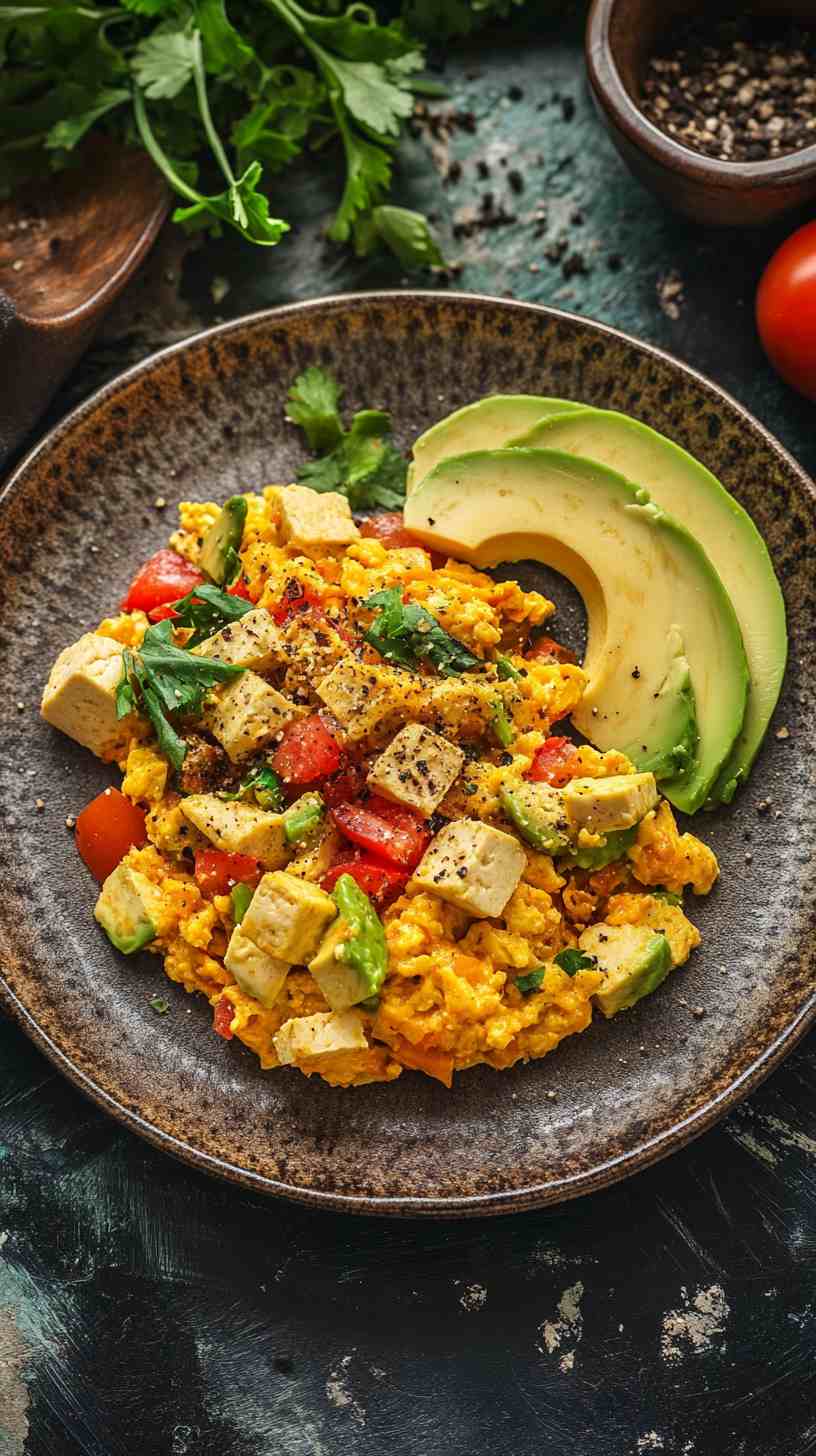 Veggie Scramble with Tofu