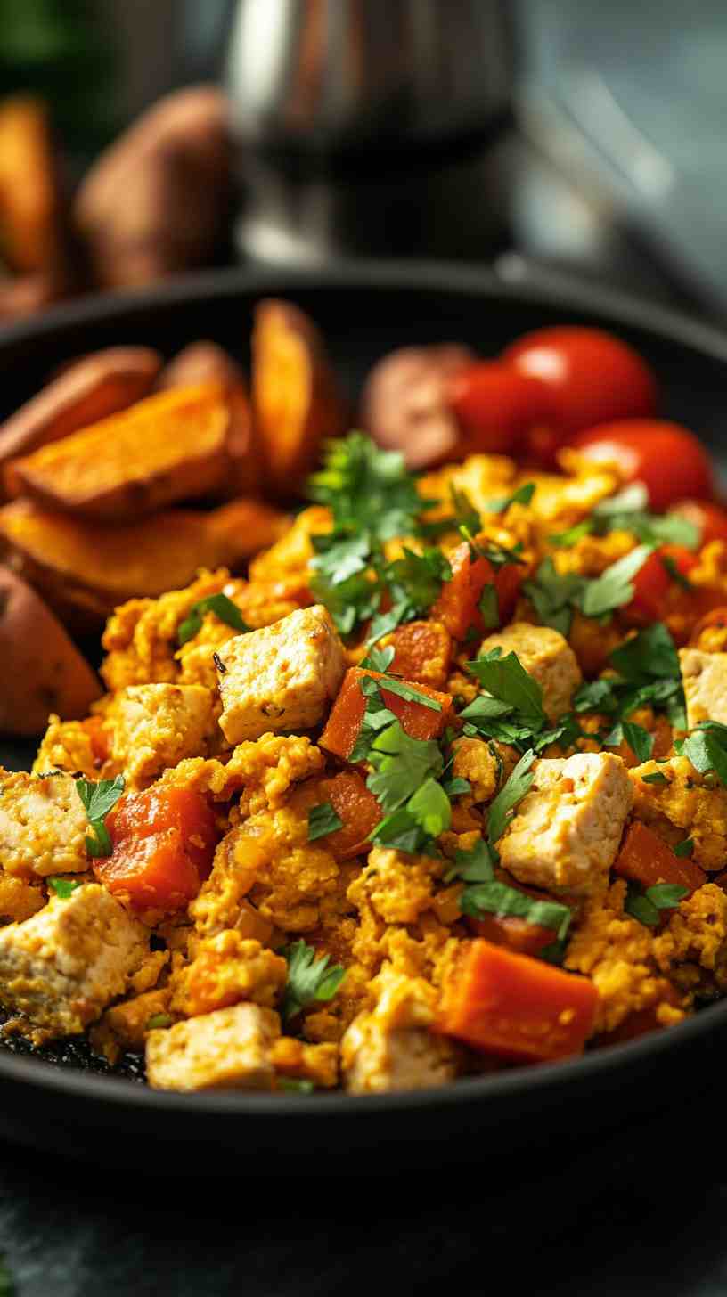 Veggie Scramble with Tofu