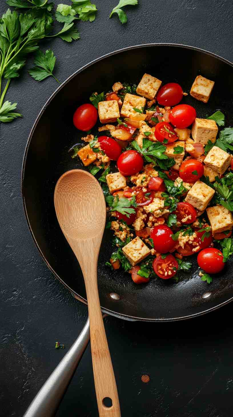 Veggie Scramble with Tofu