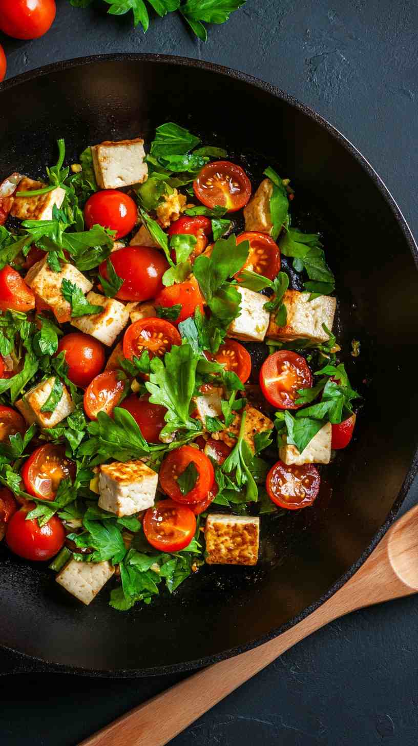 Veggie Scramble with Tofu