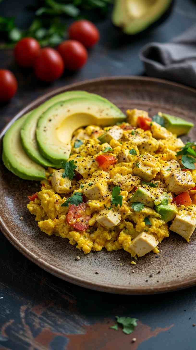 Veggie Scramble with Tofu