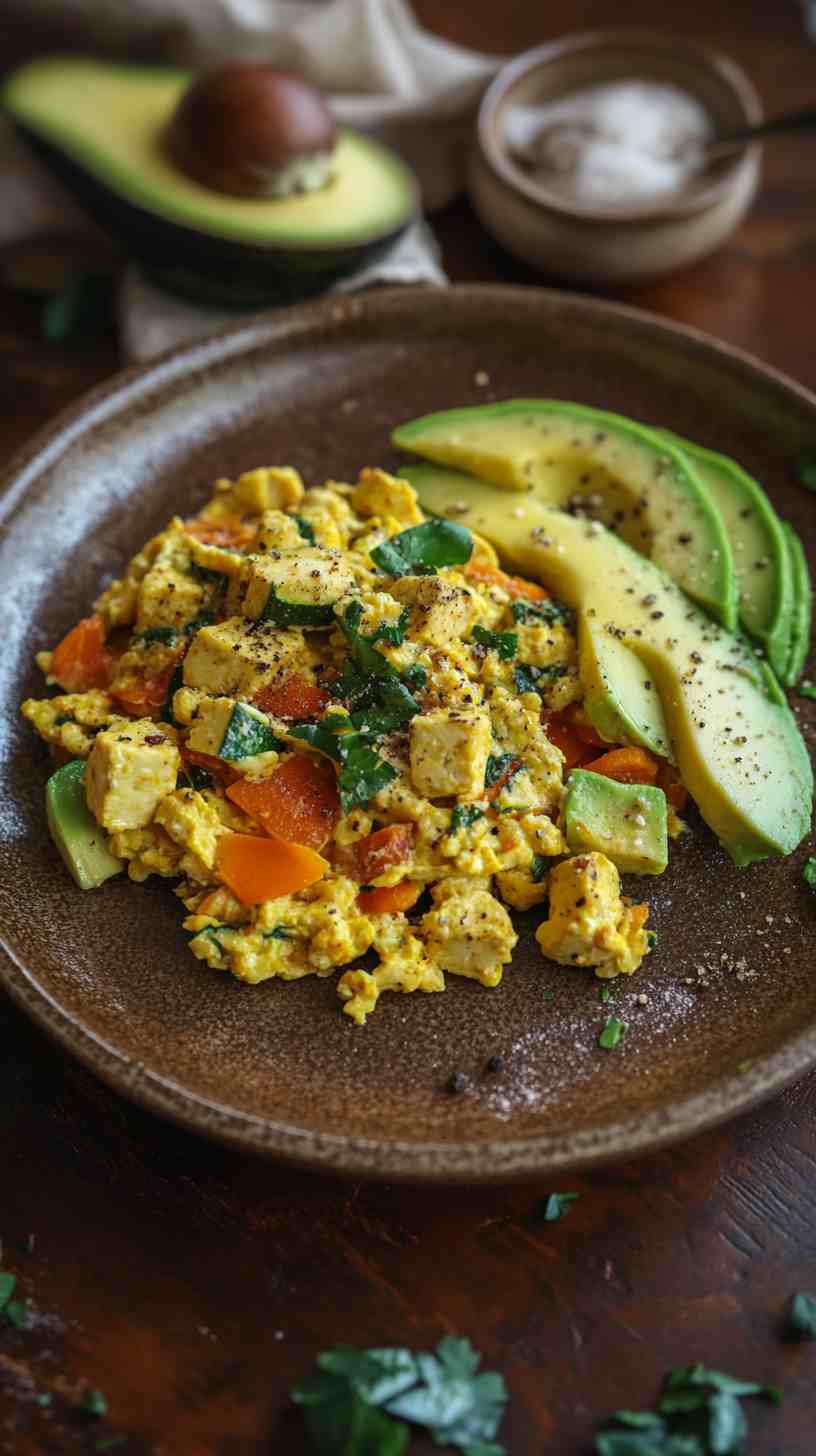 Veggie Scramble with Tofu