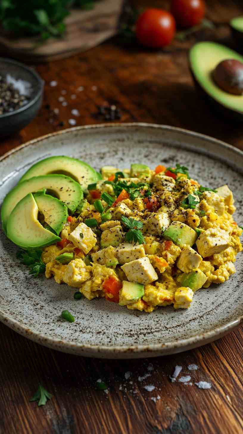 Veggie Scramble with Tofu
