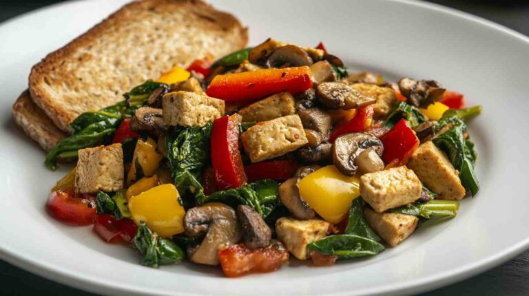 Veggie Scramble with Tofu