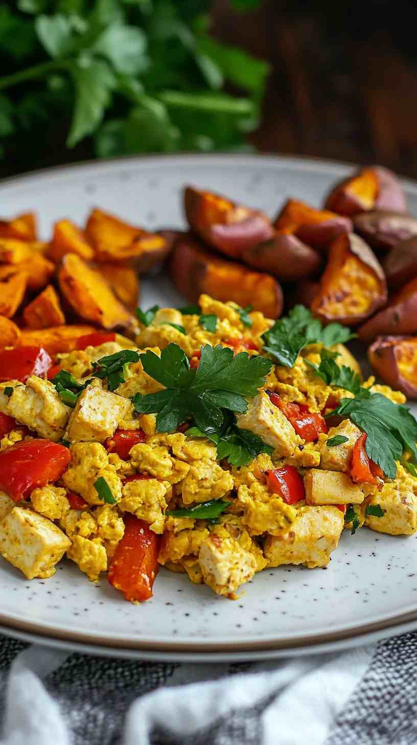 Veggie Scramble with Tofu