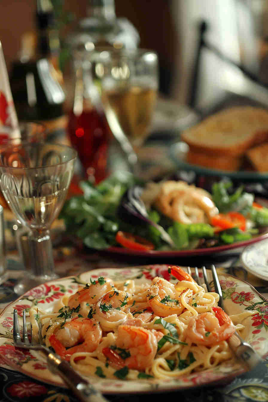 20-Minute Shrimp Alfredo