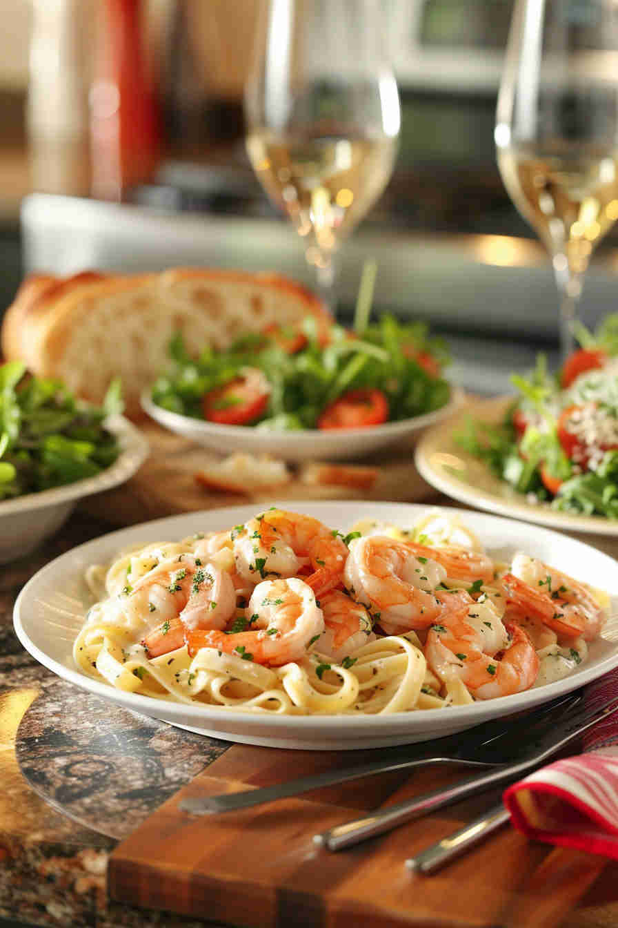 20-Minute Shrimp Alfredo
