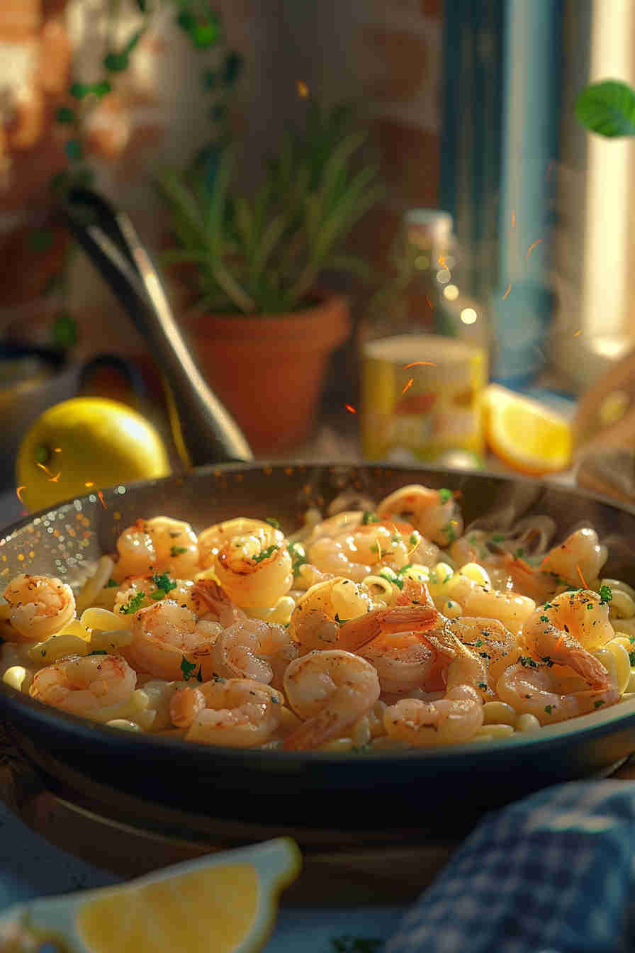 20-Minute Shrimp Alfredo