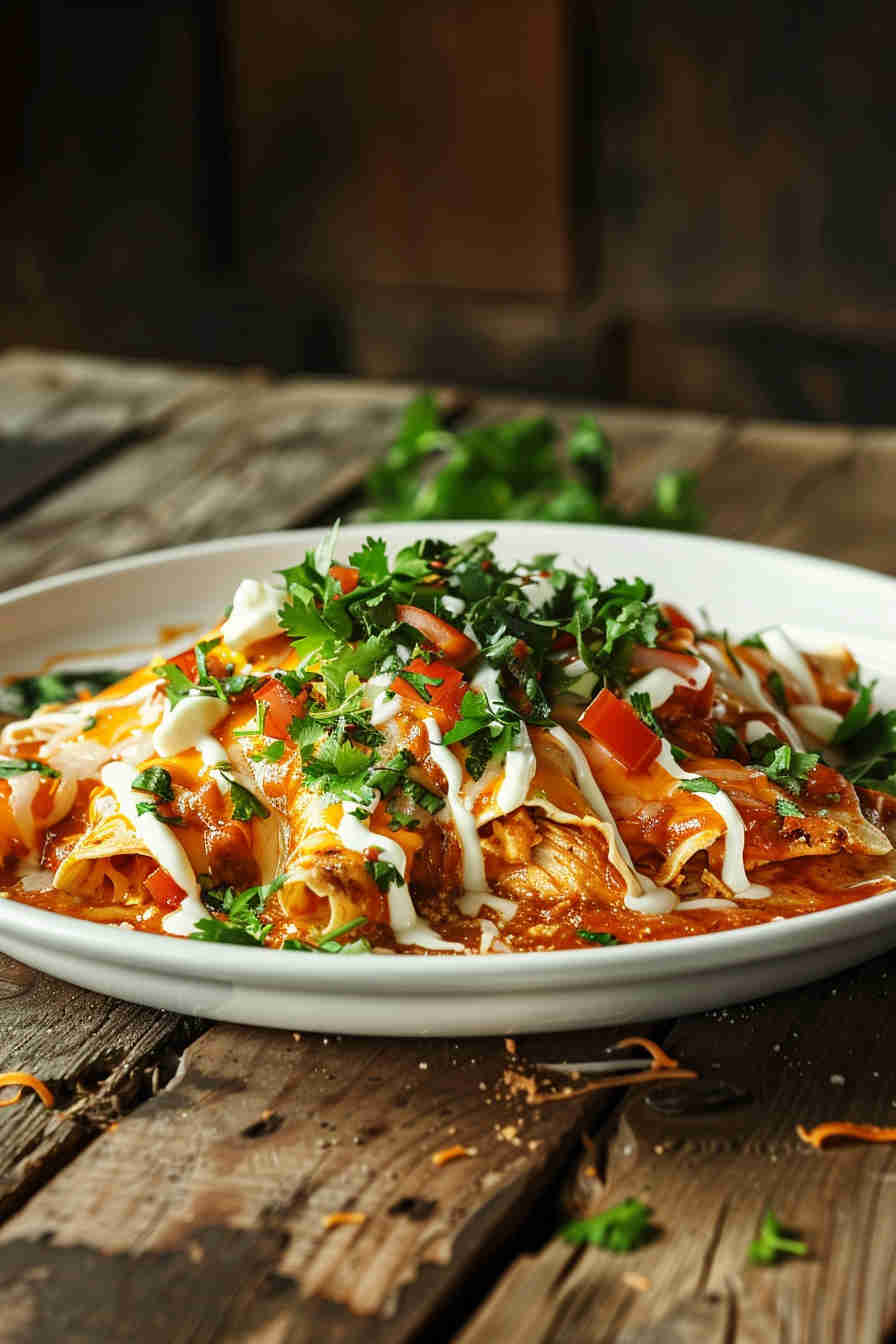 30-Minute Chicken Enchiladas