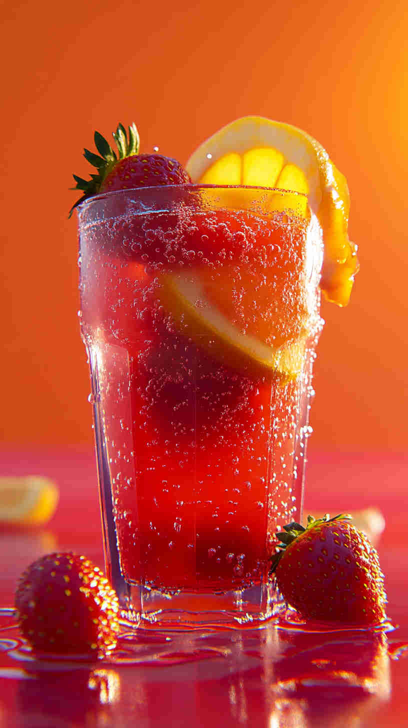 Acai & Strawberry Refresher with a Citrus Zing