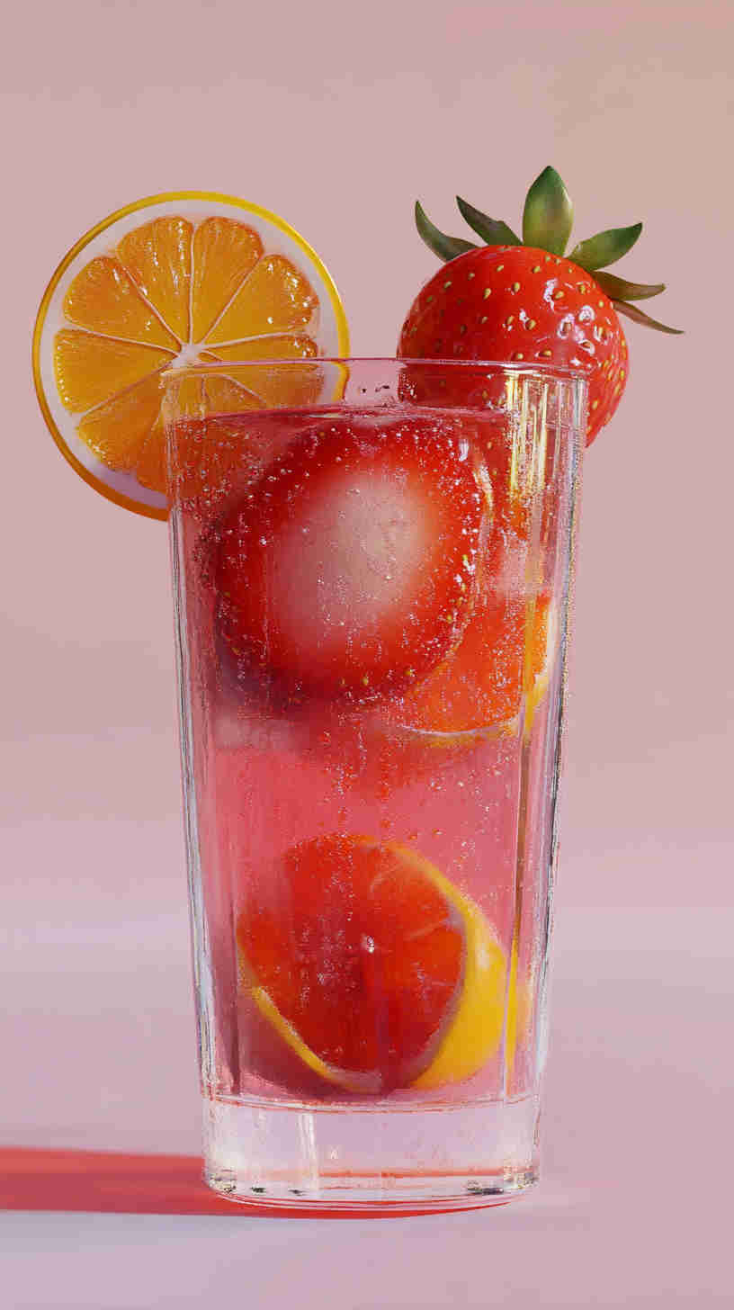 Acai & Strawberry Refresher with a Citrus Zing