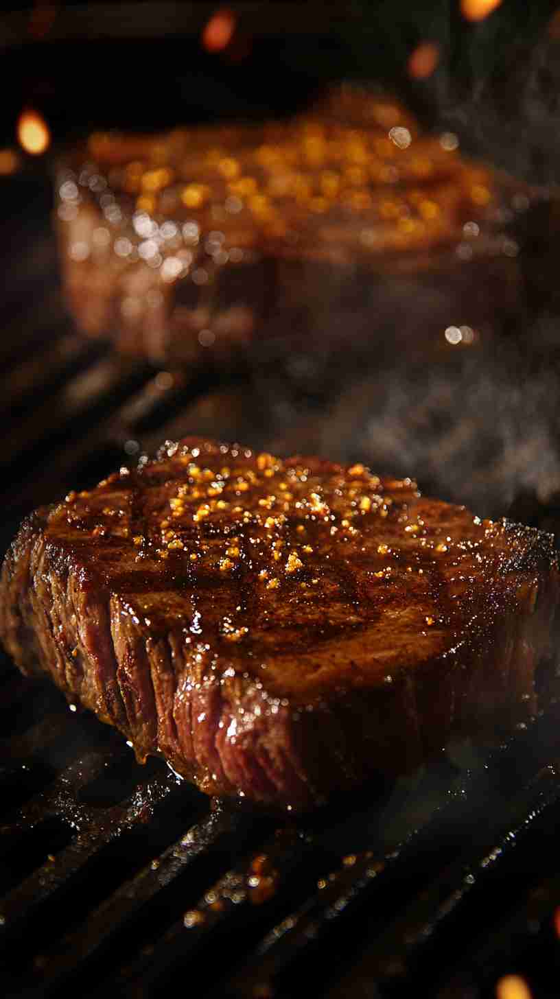 Air Fryer BBQ Steak with Smoky Seasoning