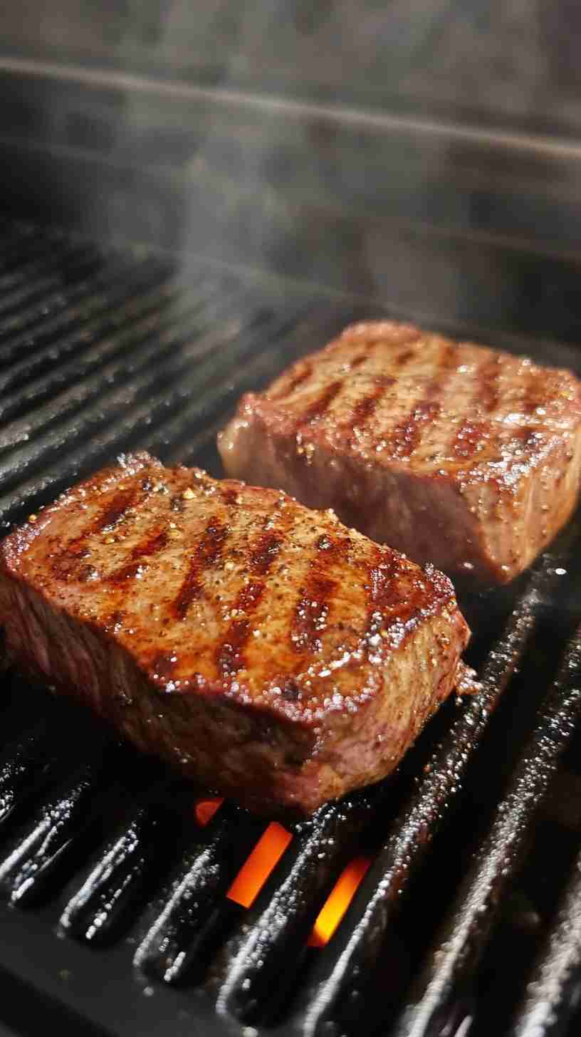 Air Fryer BBQ Steak with Smoky Seasoning