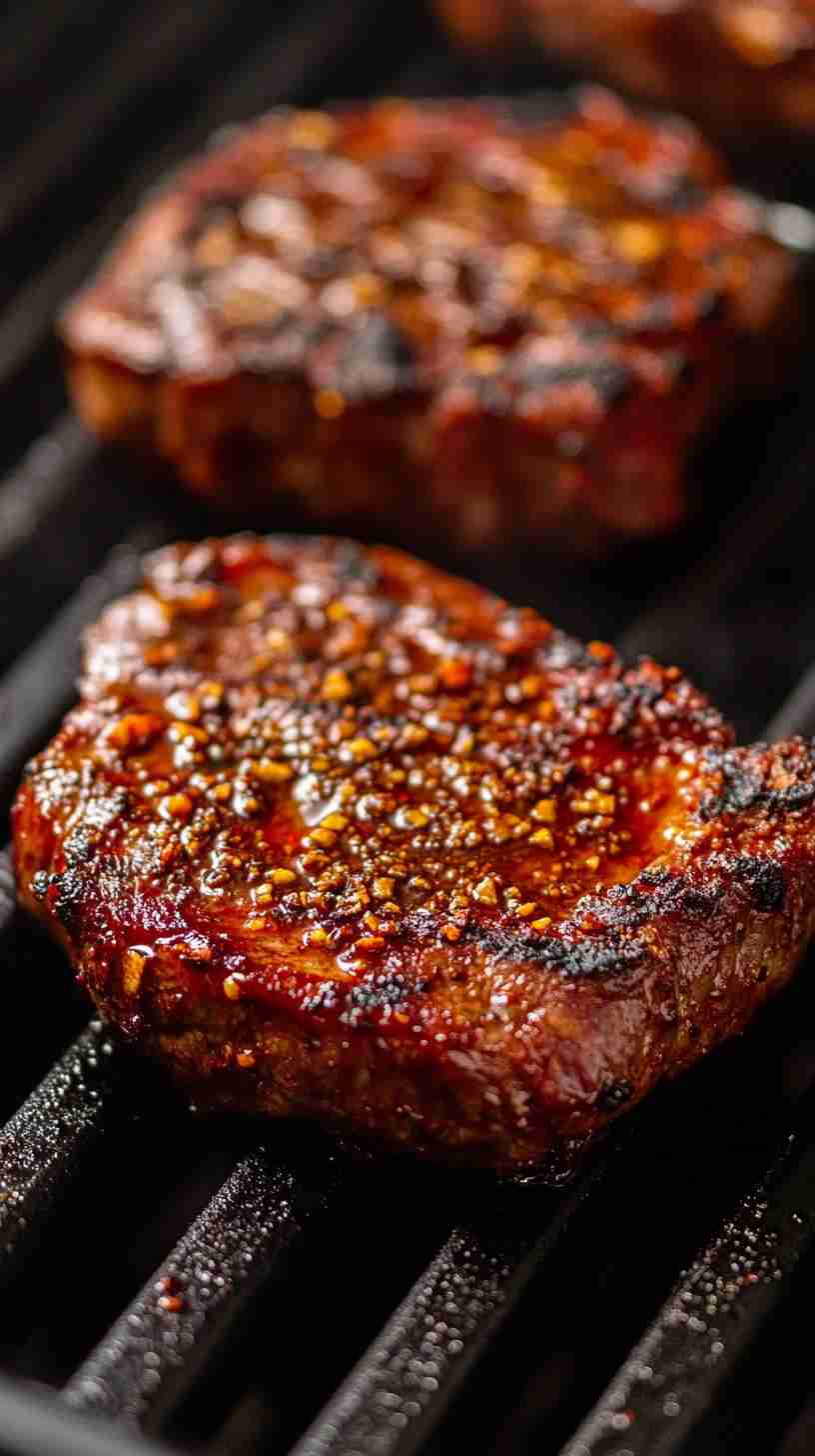 Air Fryer BBQ Steak with Smoky Seasoning