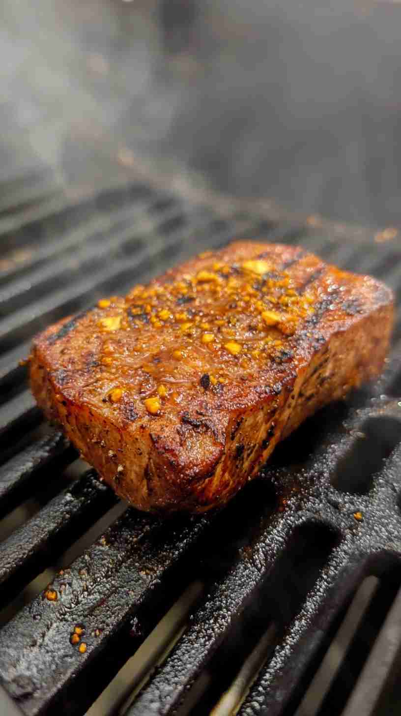 Air Fryer BBQ Steak with Smoky Seasoning