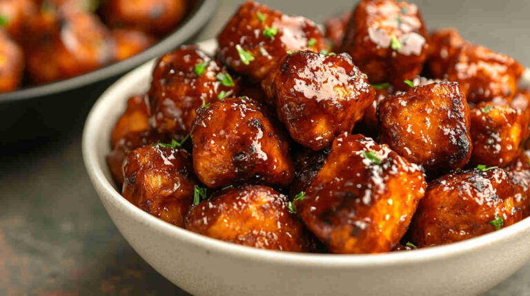 Air Fryer BBQ Sweet Potato Bites