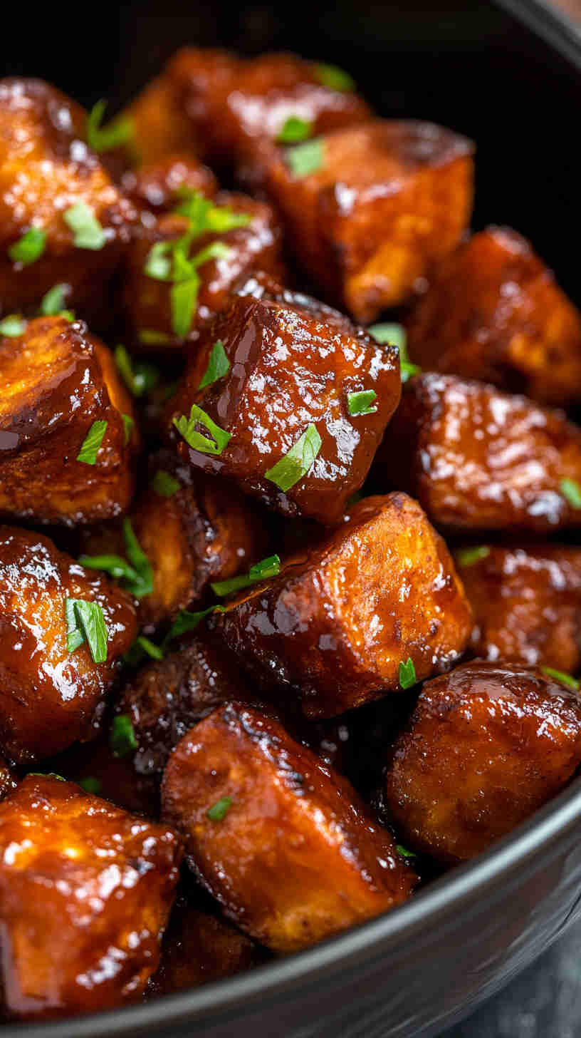 Air Fryer BBQ Sweet Potato Bites