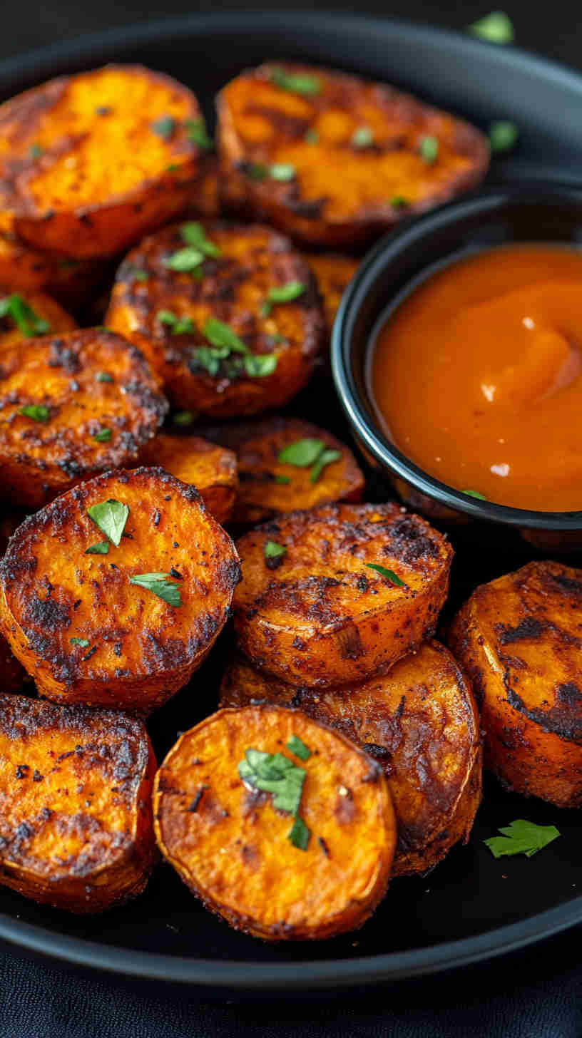 Air Fryer BBQ Sweet Potato Bites