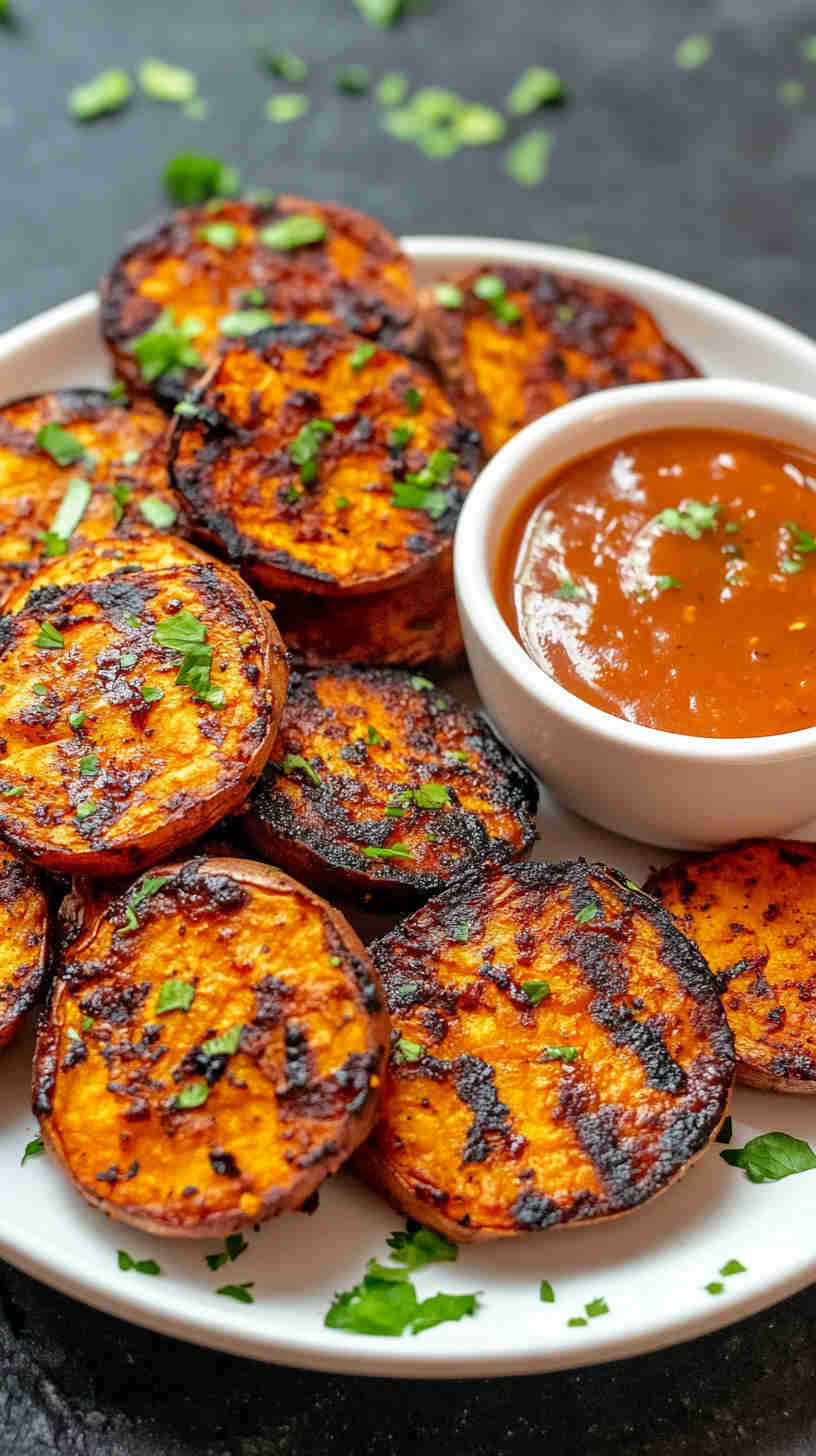 Air Fryer BBQ Sweet Potato Bites