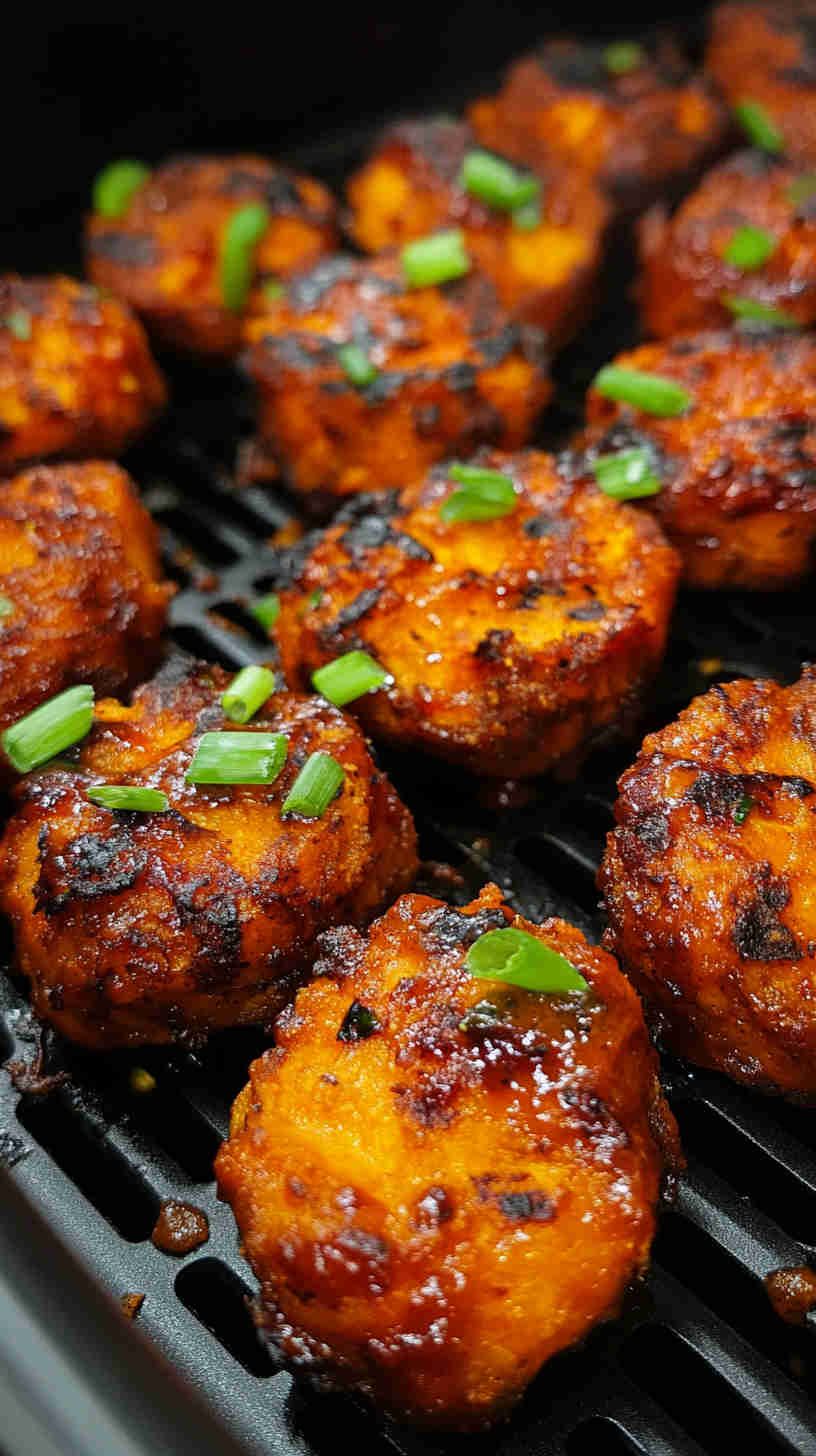Air Fryer BBQ Sweet Potato Bites