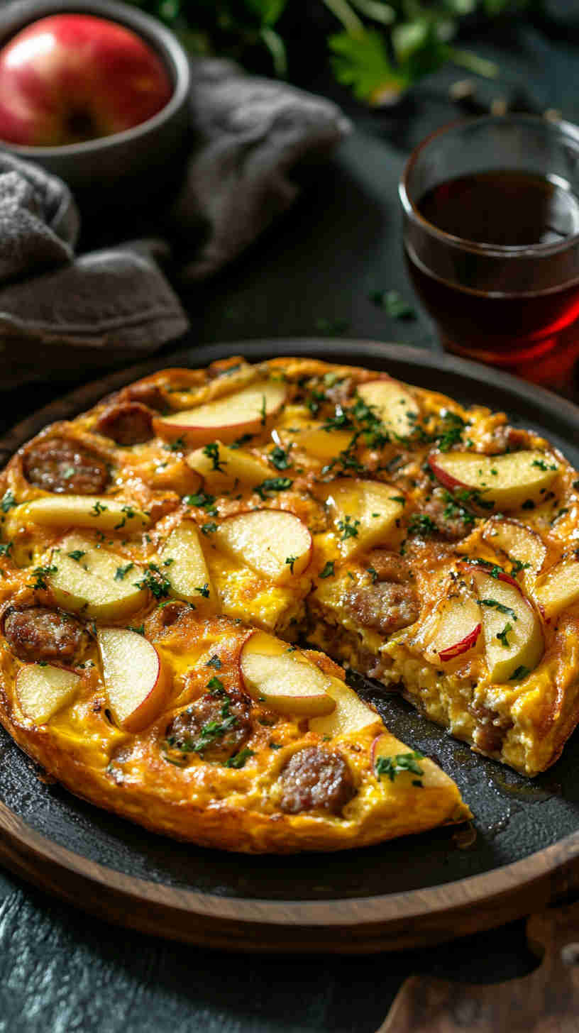 Apple and Sausage Frittata