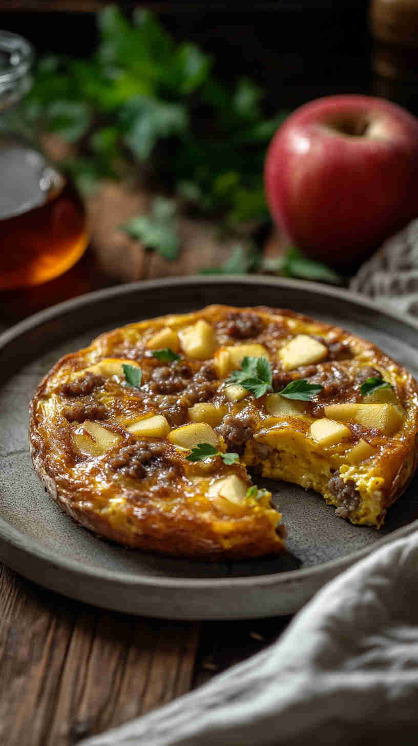 Apple and Sausage Frittata