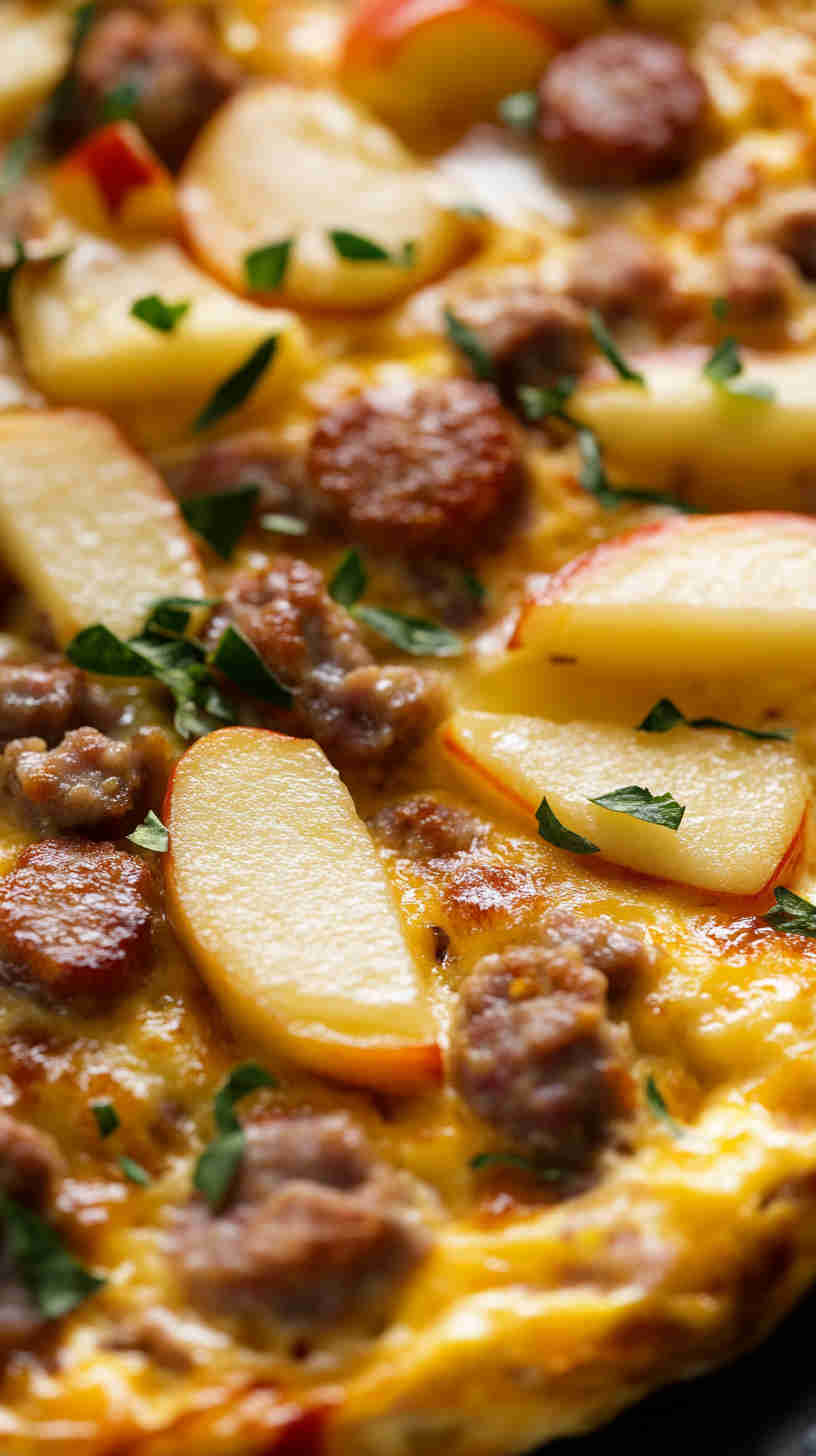 Apple and Sausage Frittata