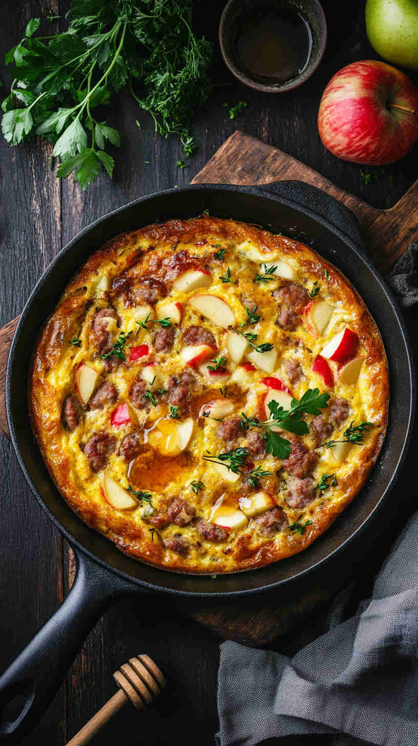 Apple and Sausage Frittata