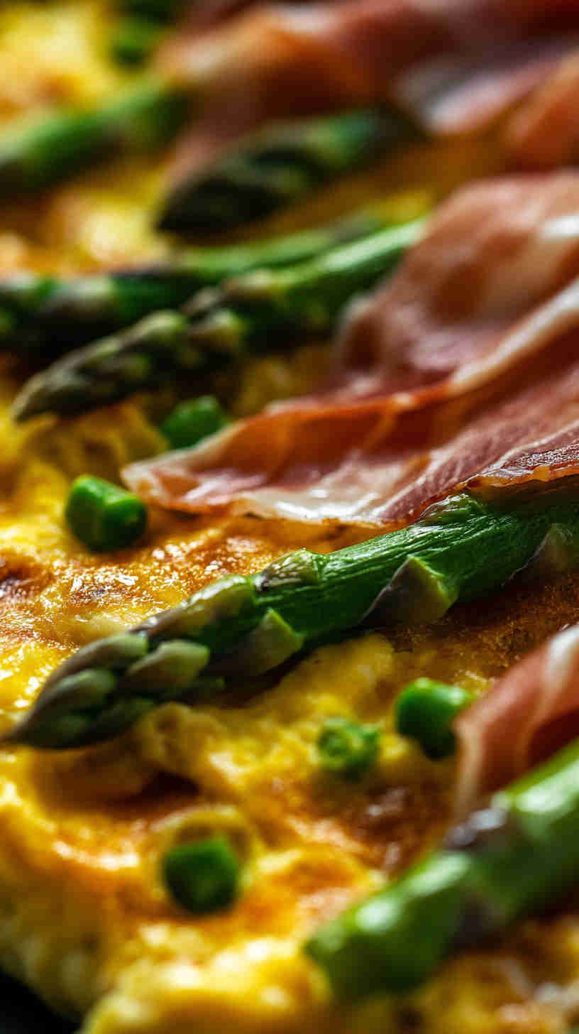 Asparagus & Prosciutto Frittata