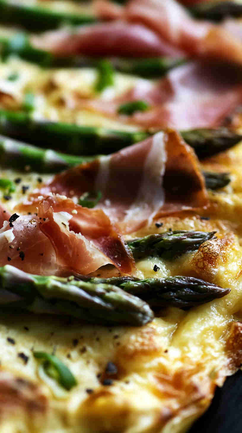 Asparagus & Prosciutto Frittata