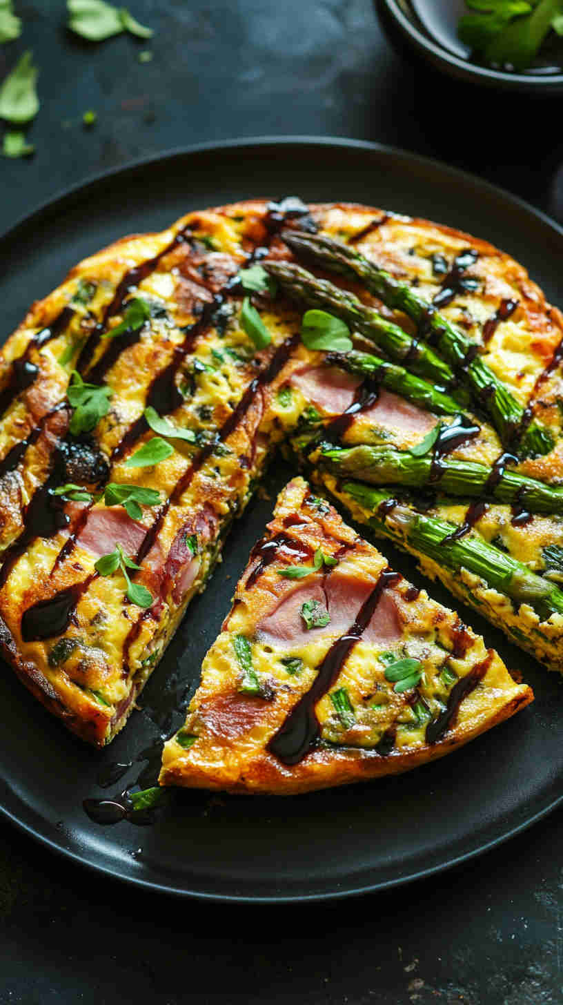 Asparagus & Prosciutto Frittata