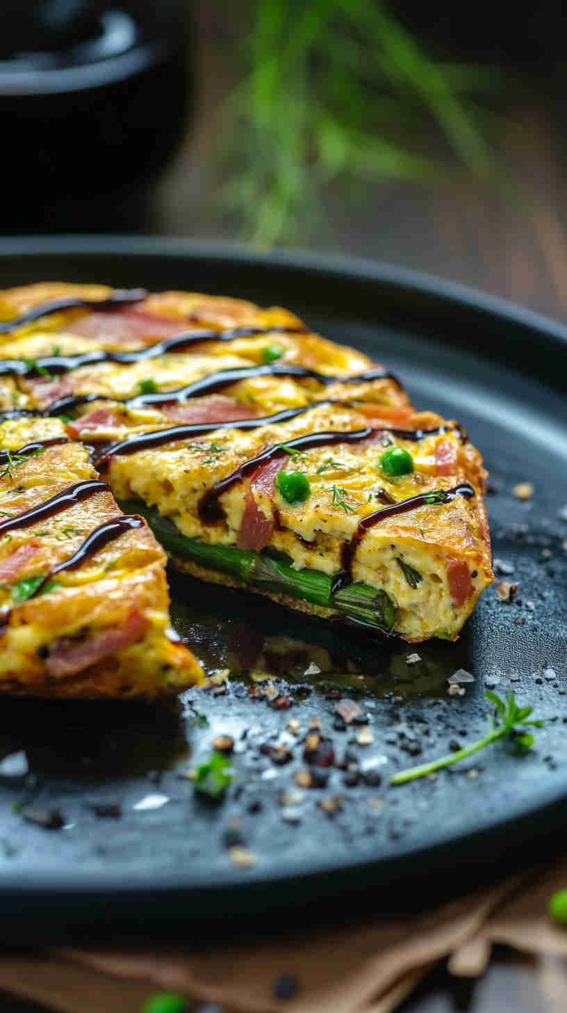 Asparagus & Prosciutto Frittata