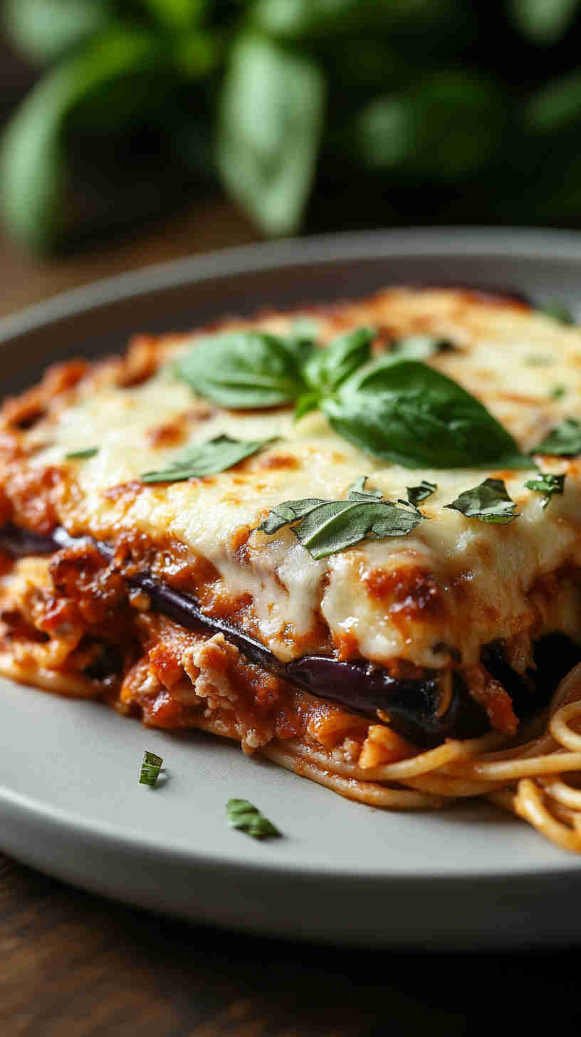 Aubergine Parmesan Bake