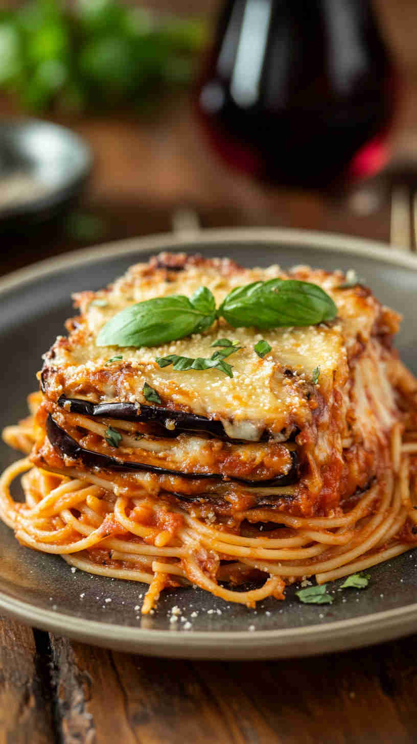 Aubergine Parmesan Bake