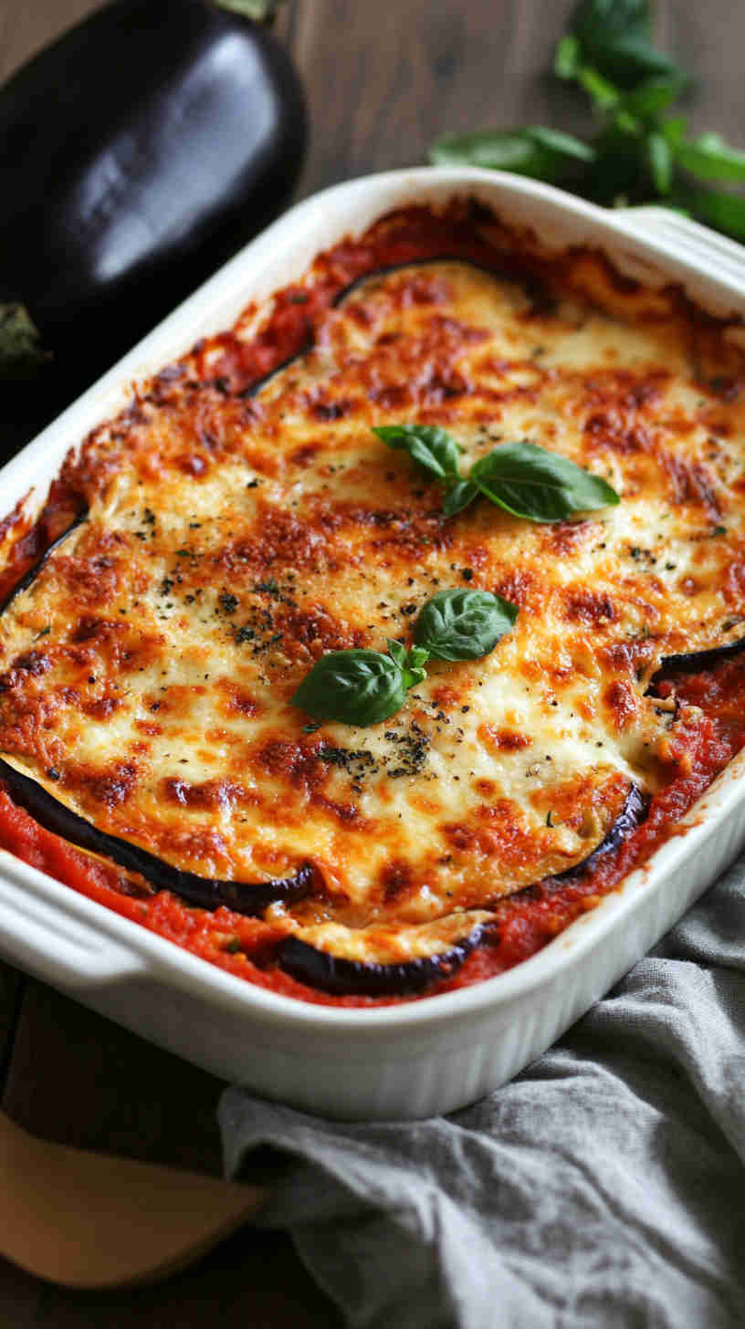 Aubergine Parmesan Bake