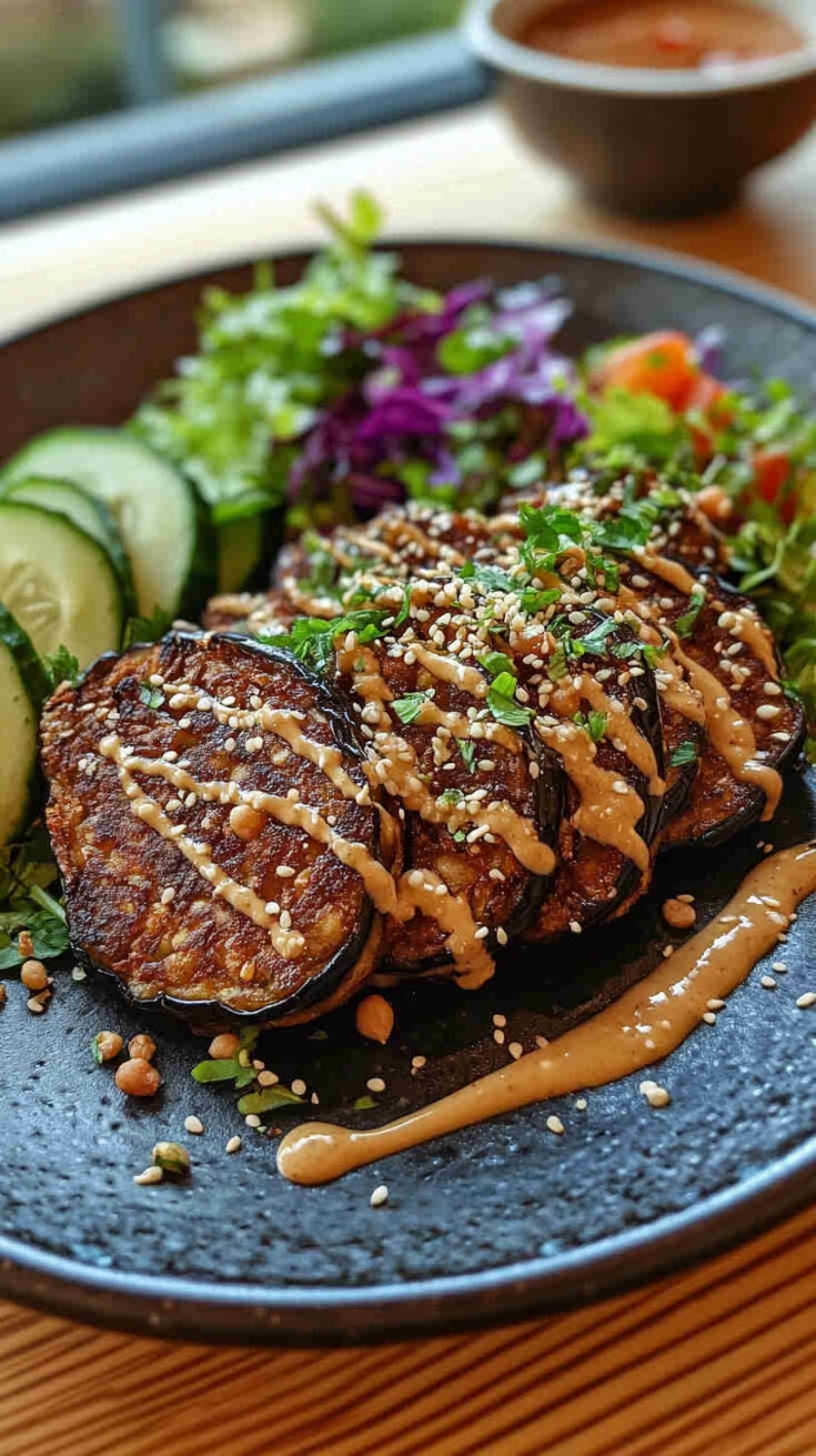 Aubergine and Chickpea Fritters