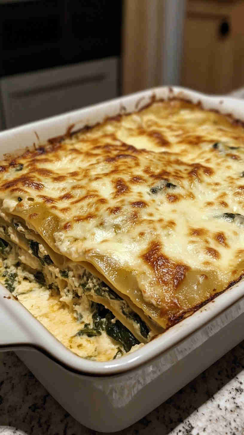 Aubergine and Spinach Lasagna