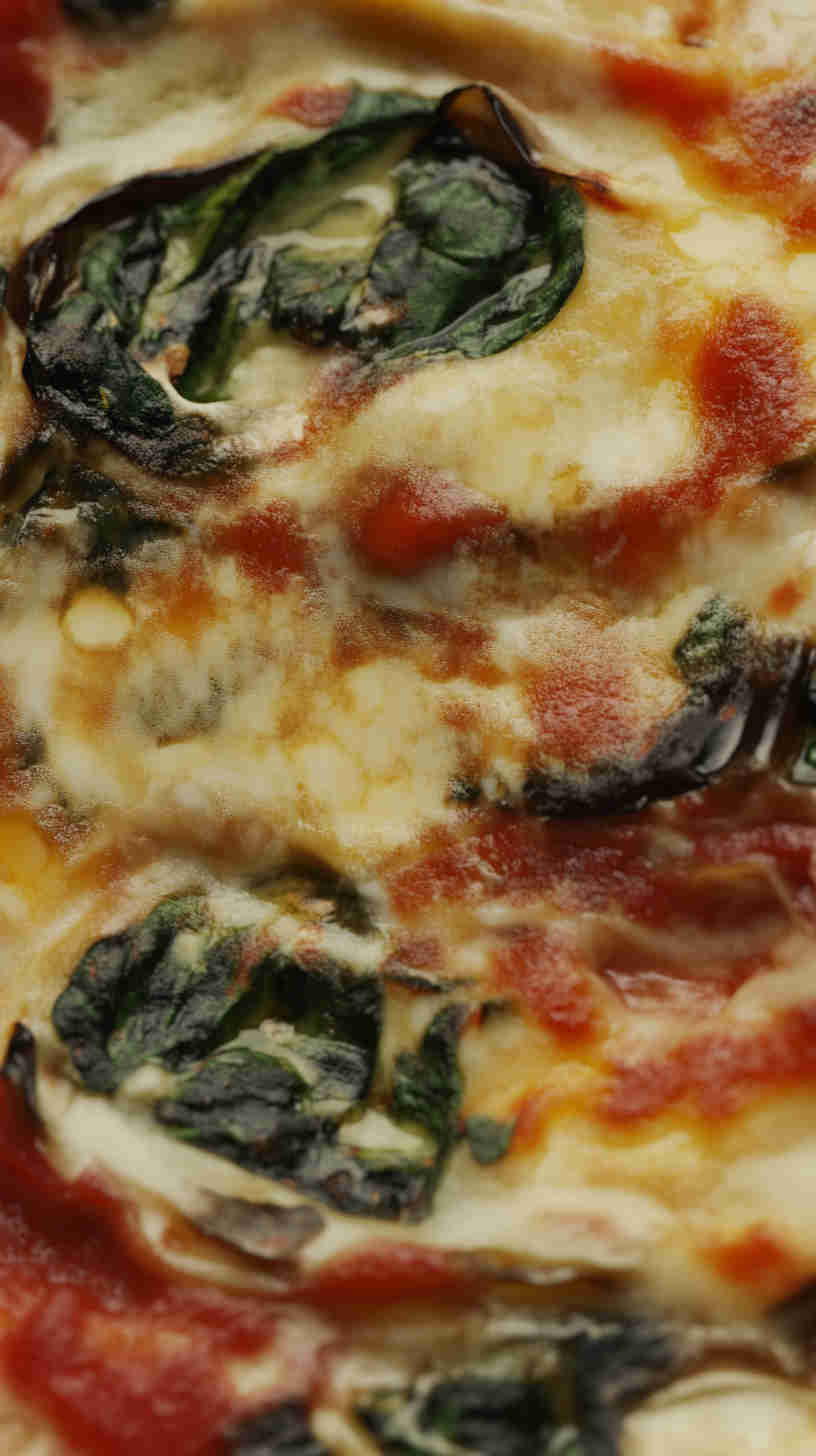 Aubergine and Spinach Lasagna