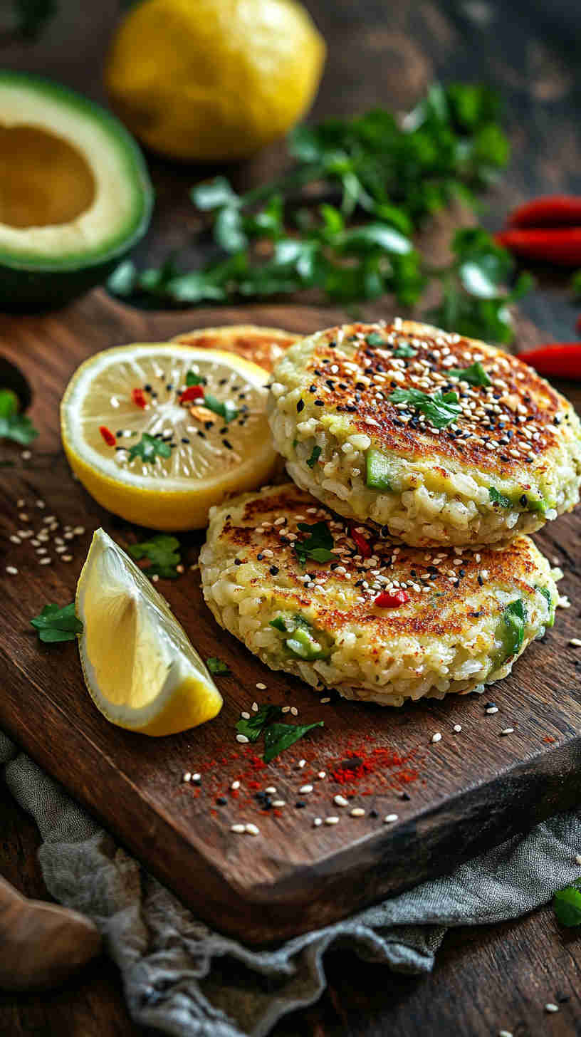 Avocado & Egg Rice Cakes