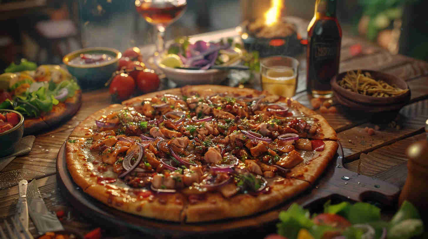 BBQ Chicken Pizza Night
