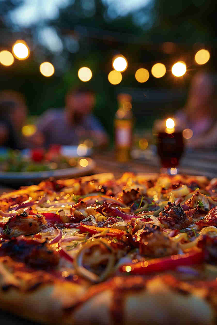 BBQ Chicken Pizza Night