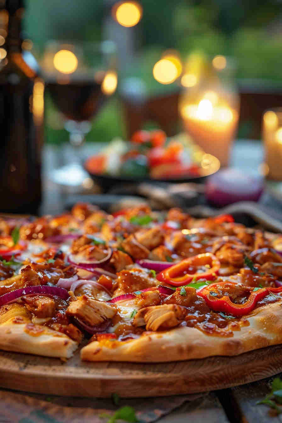 BBQ Chicken Pizza Night