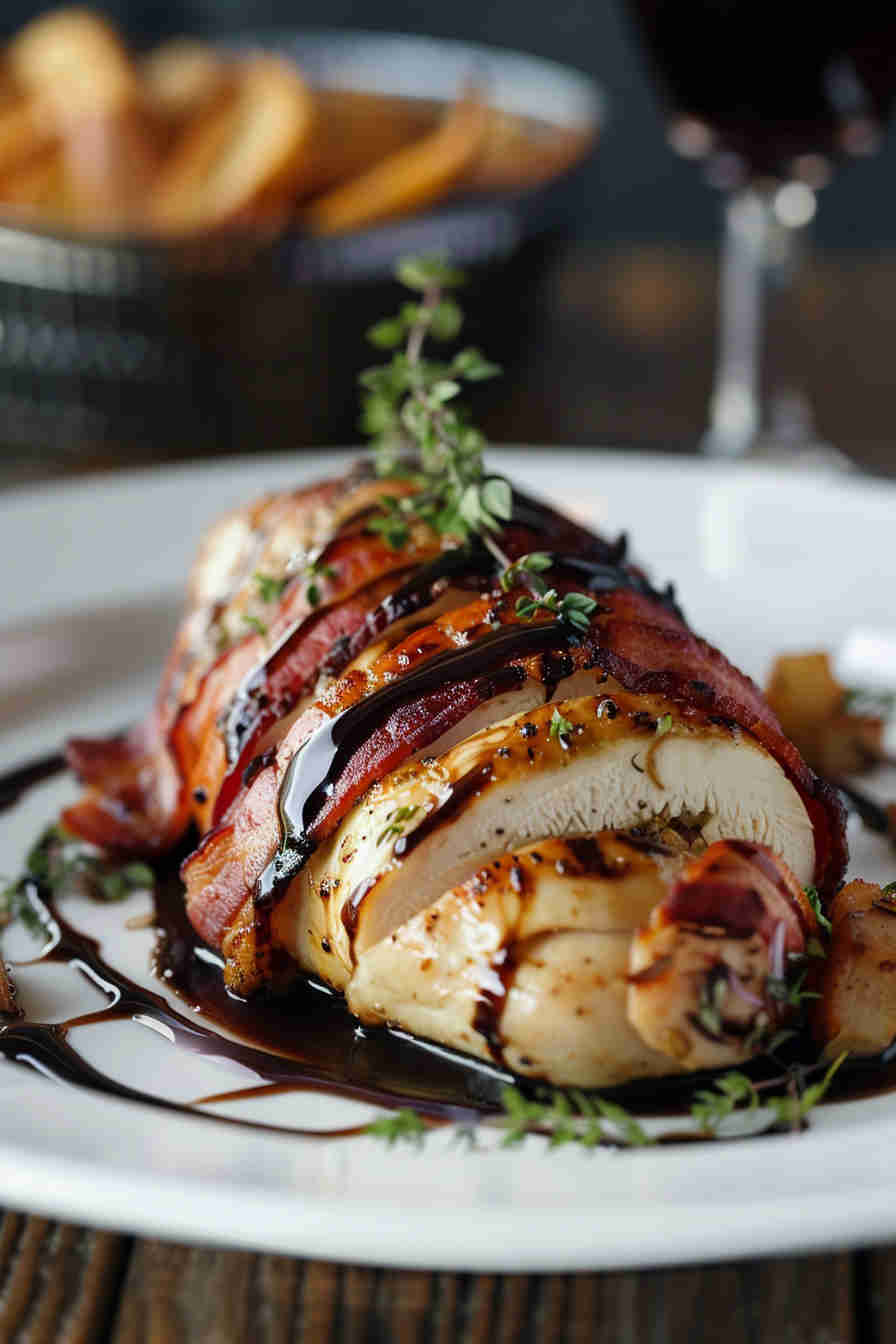 Bacon-Wrapped Stuffed Chicken