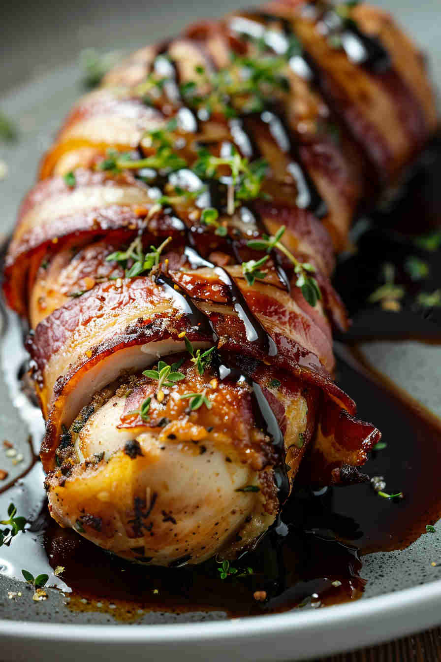 Bacon-Wrapped Stuffed Chicken
