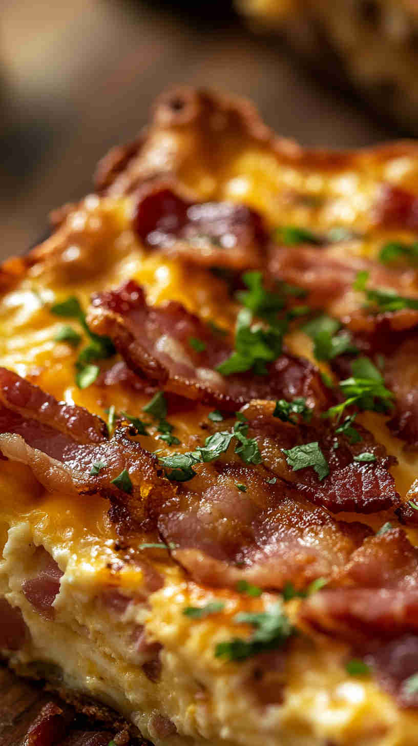 Bacon and Cheddar Breakfast Frittata