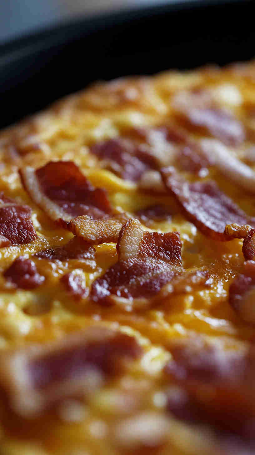 Bacon and Cheddar Breakfast Frittata